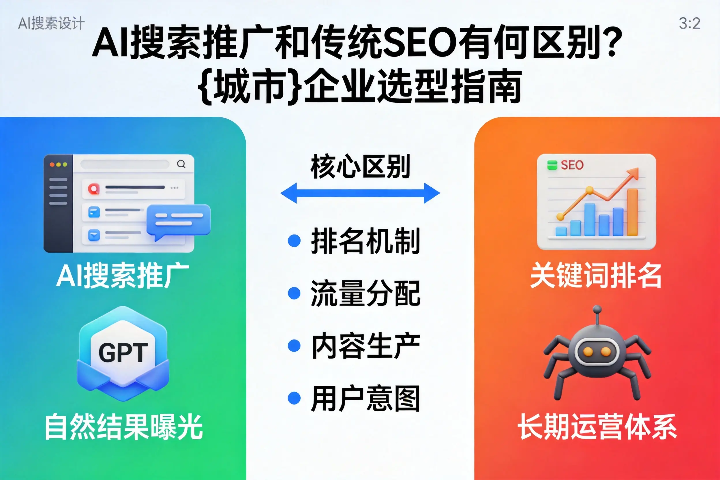 AI搜索推广和传统SEO有何区别？镇江企业选型指南