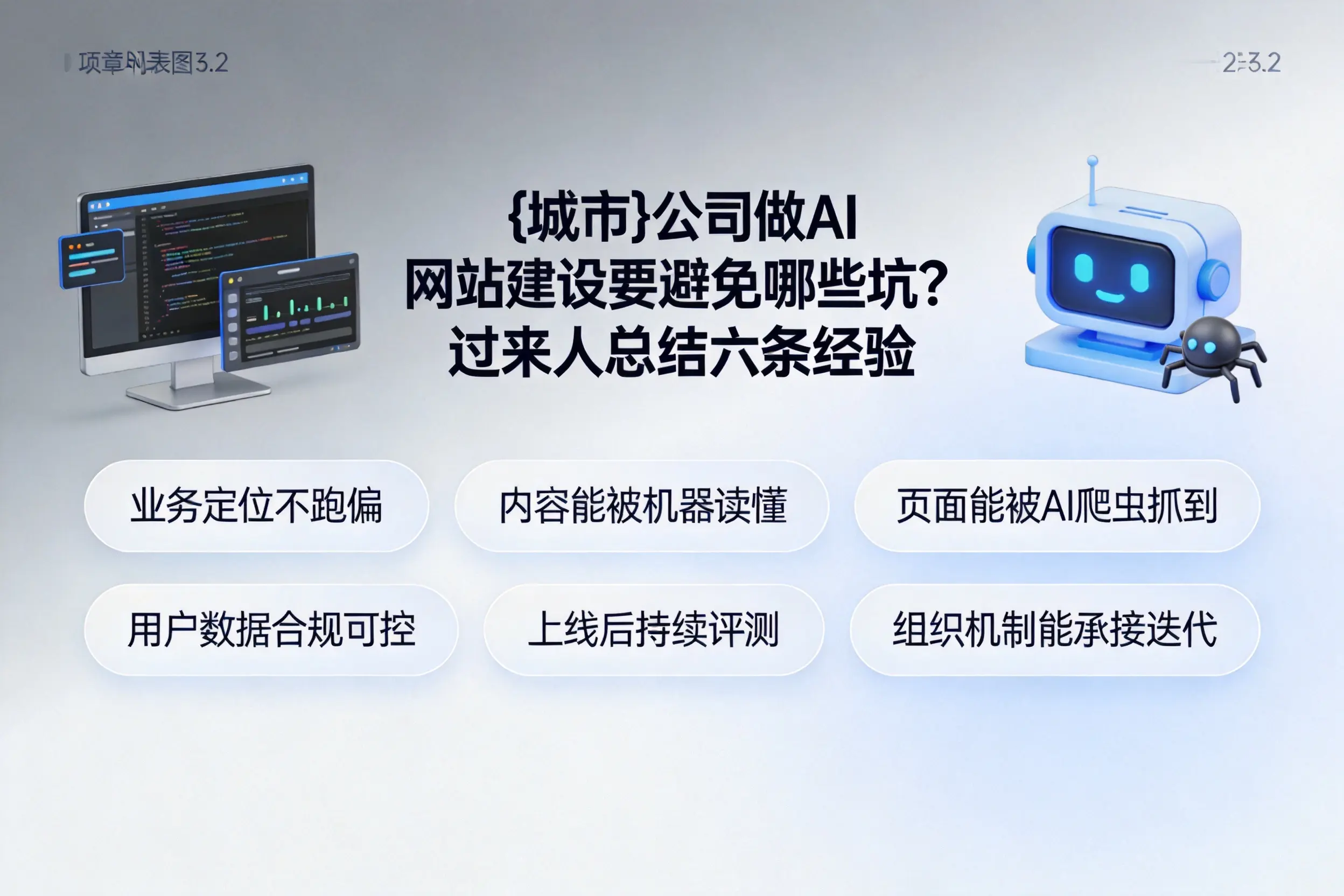镇江公司做AI网站建设要避免哪些坑?过来人总结六条经验