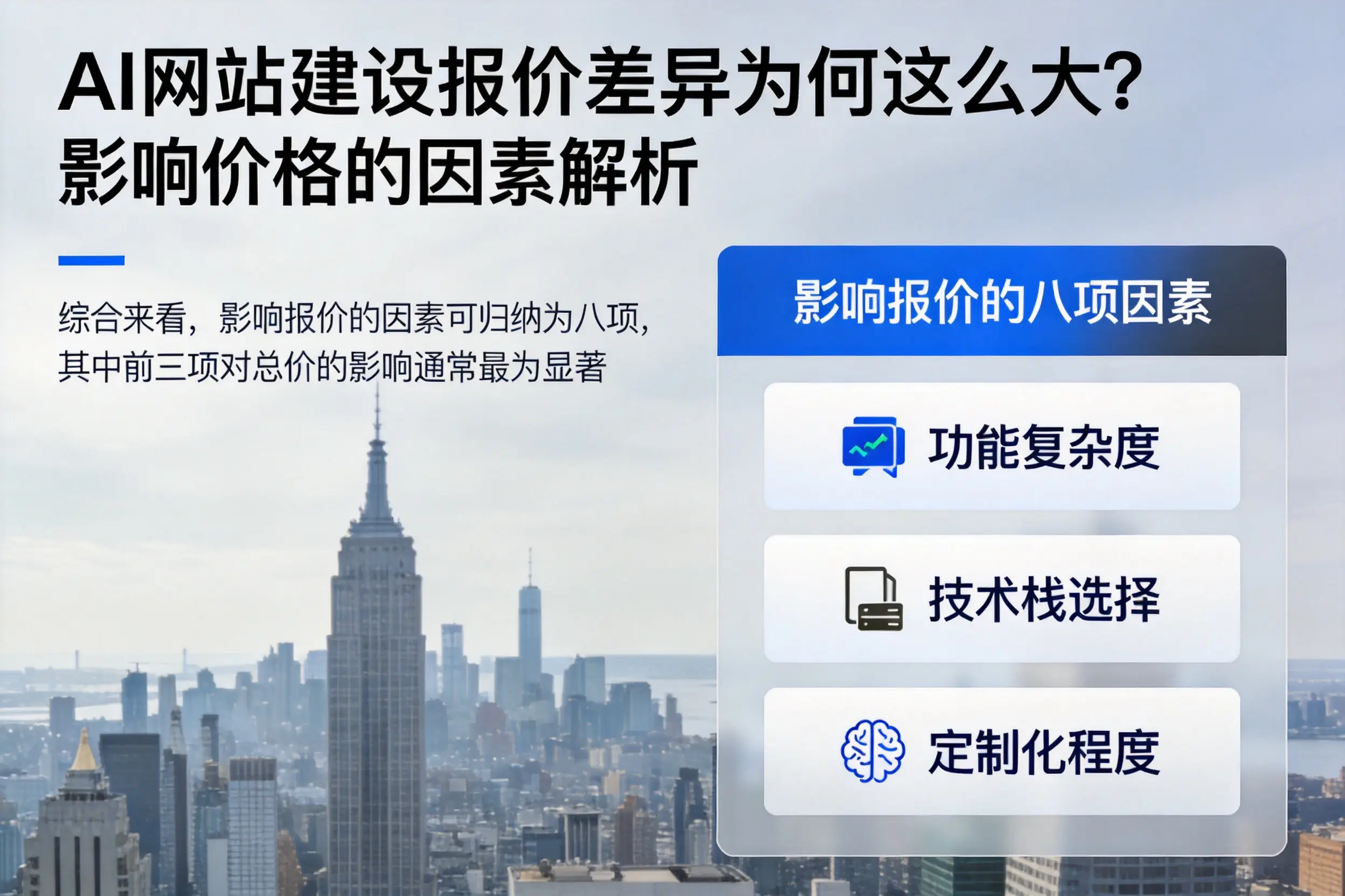 镇江AI网站建设报价差异为何这么大？影响价格的因素解析