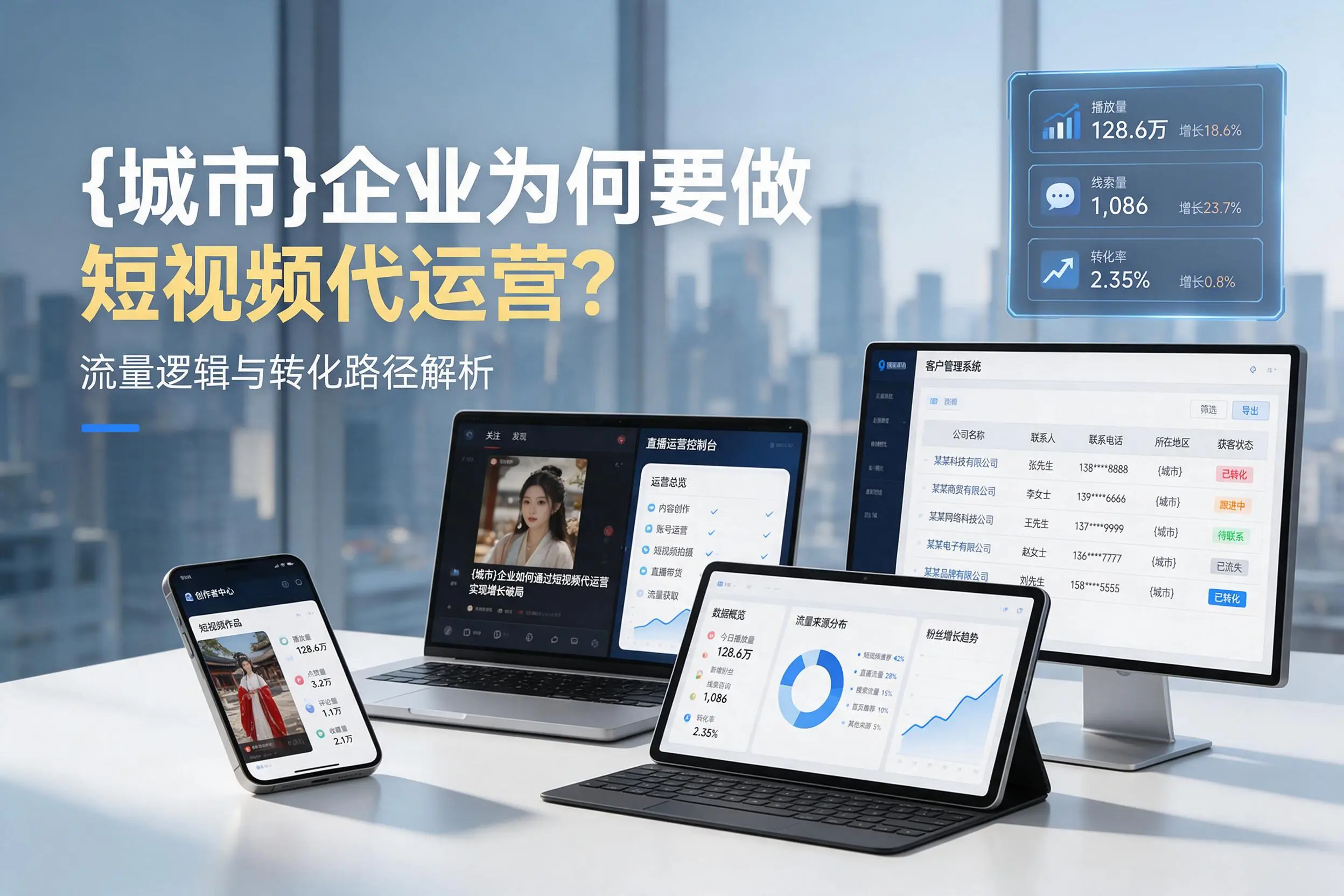 镇江企业为何要做短视频代运营？流量逻辑与转化路径解析