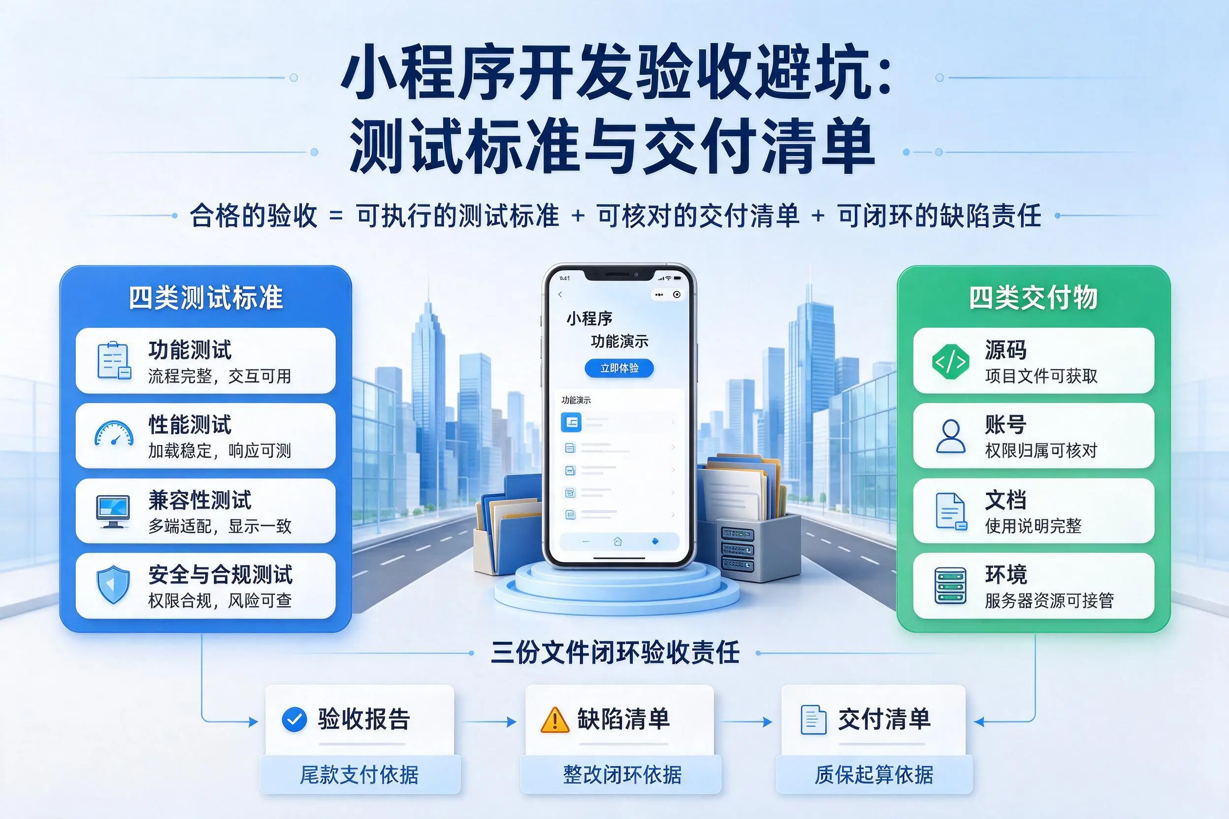 镇江小程序开发验收避坑：测试标准与交付清单
